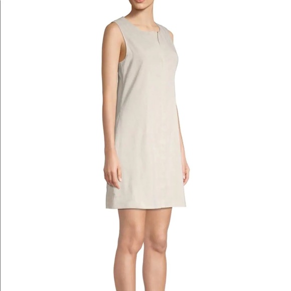Theory Dresses & Skirts - Theory light beige sleeveless shift dress